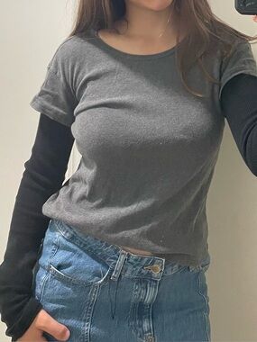 Vintage Brandy top ☑️🩶☕️